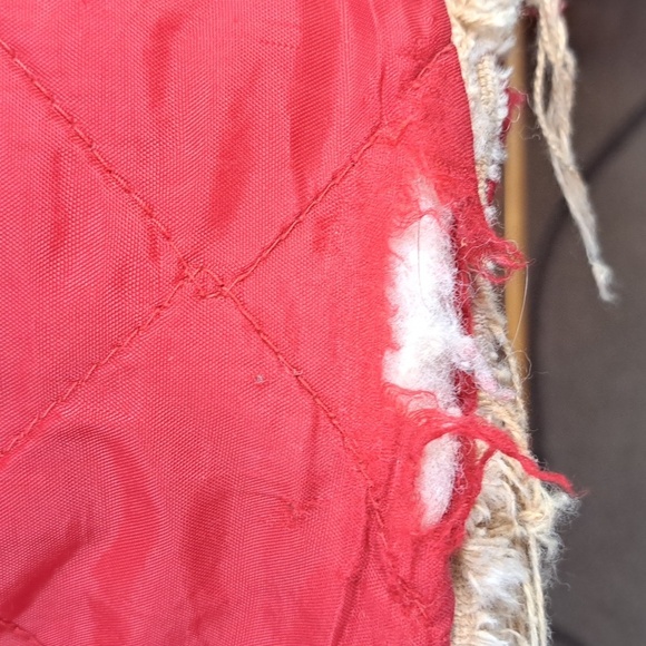 Vintage Carhartt UFCW union-made quilt line bib workwear half zip overalls - Picture 9 of 10